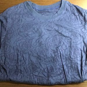 Grey’s Anatomy Long Sleeve Burnout T Scrubs S Navy